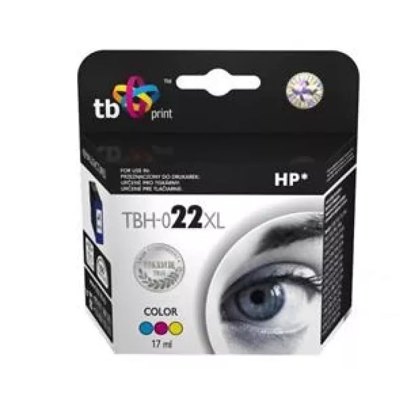 Inchiostro TBH-022XL (HP n. 22 - C9352AE) colore rigenerato