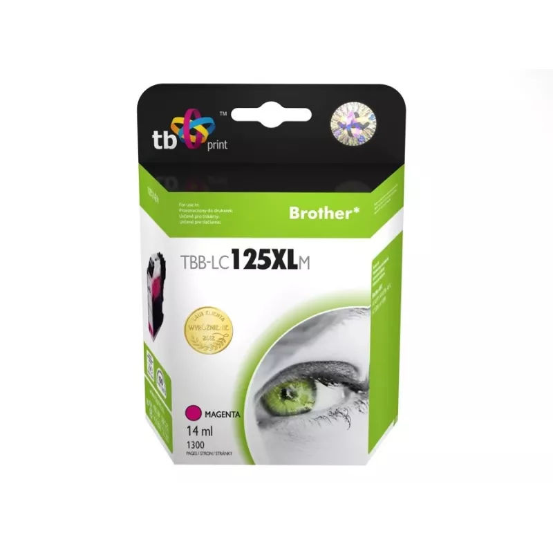 Cartuccia d'inchiostro compatibile con Brother LC125XLM 100% nuova