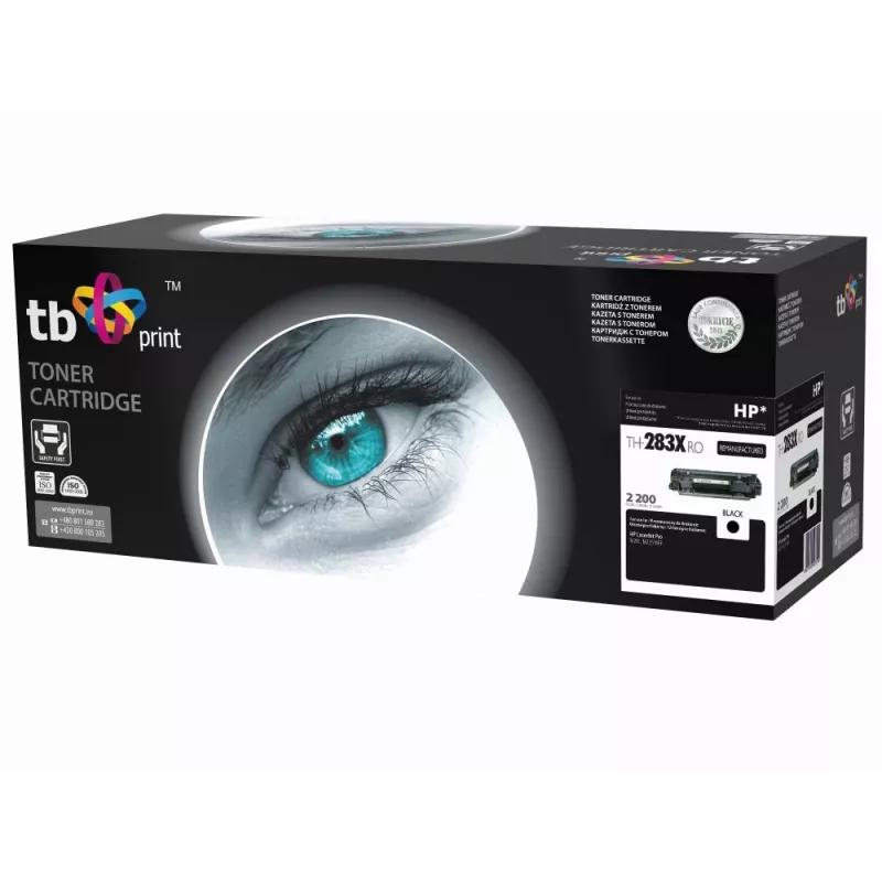 Toner TB compatibile con HP CF283X nero, 2200, ref