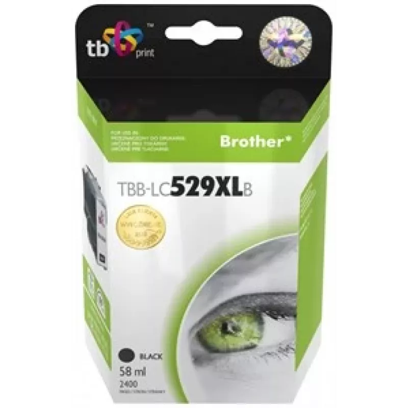 Cartuccia inchiostro TB compatibile con Brother LC529/539 nero nuovo