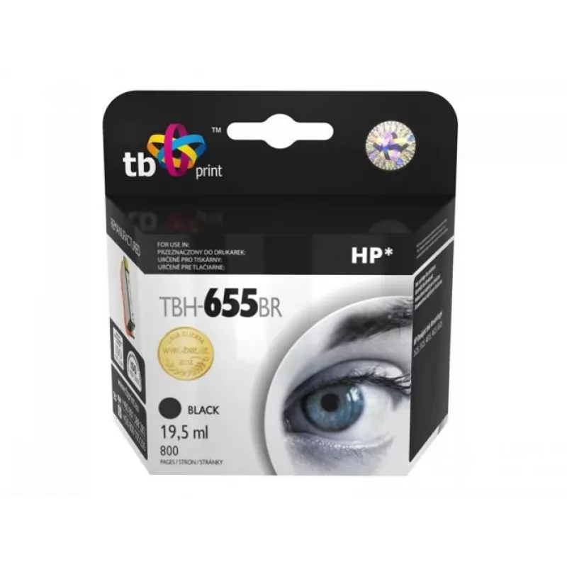 Cartuccia d'inchiostro TB compatibile con HP 655, nero, ref.