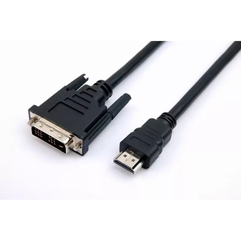 TB cavo HDMI-DVI 1,8 m rivestito in oro, DVI 24+1