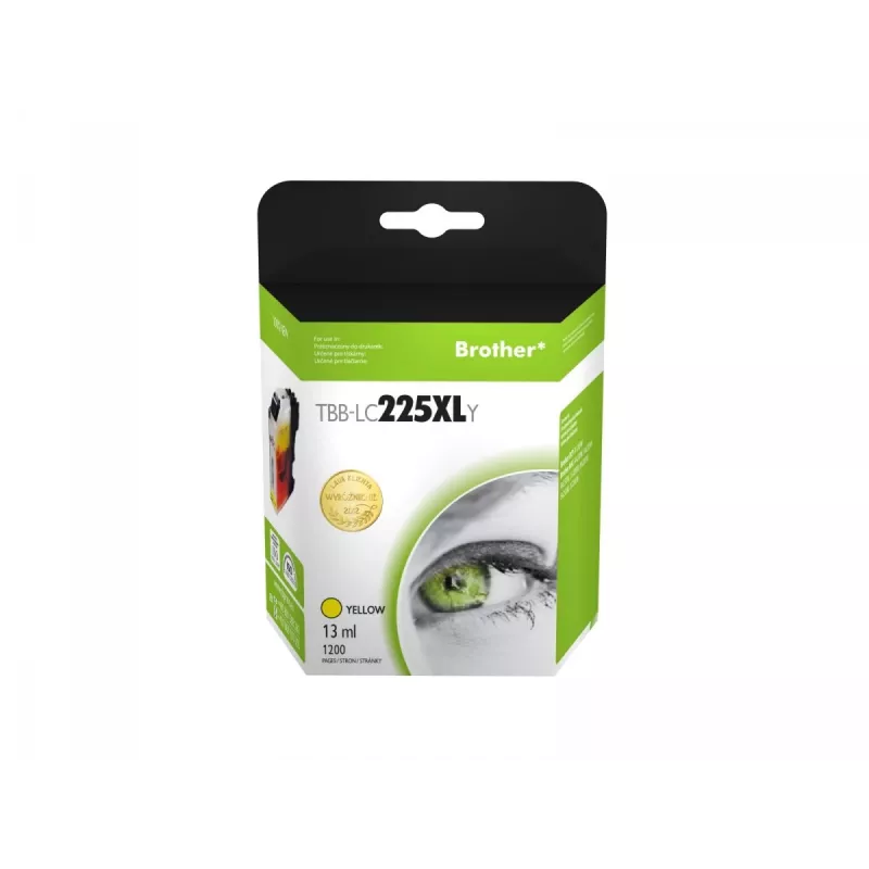 Cartuccia inchiostro TB compatibile con Brother LC225XL giallo nuova