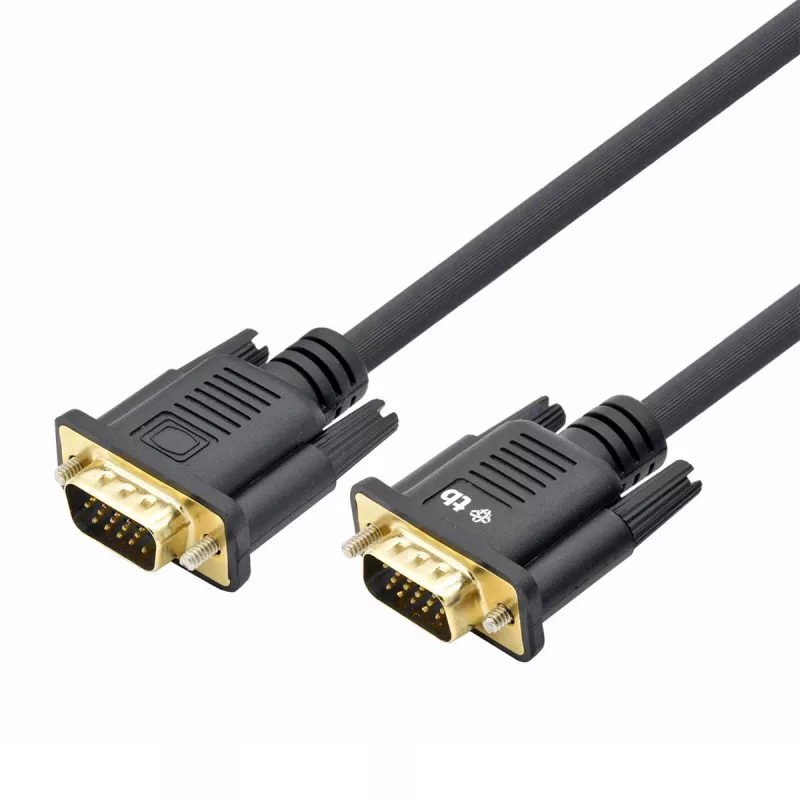Cavo TB VGA 15M-15M 1,8 m nero-oro (AKTBXVGAMMG180B)