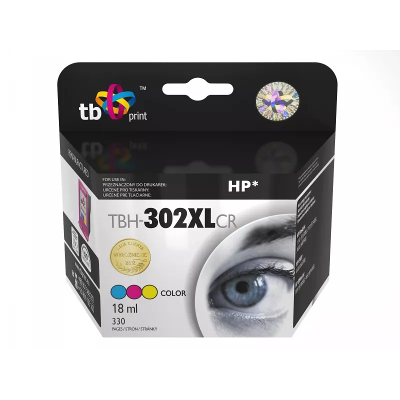 Inchiostro per HP DJ 1110/2130 TBH 302XLCR colore rigenerato