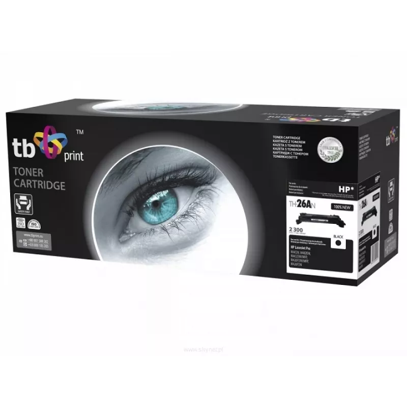 Cartuccia toner per HP LJ Pro M402 /M426 BK TH-26AN 100% nuovo