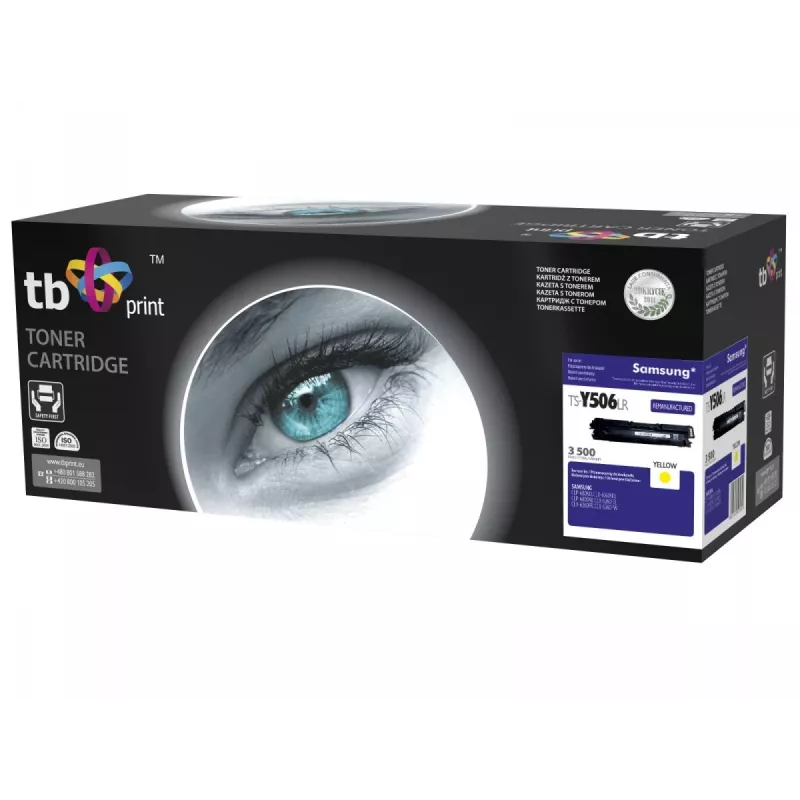 Toner TB compatibile con Samsung CLT-Y506L, giallo, 3500, rem
