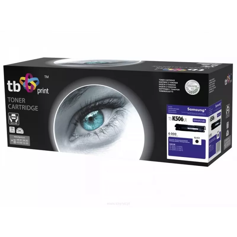 Toner TB compatibile con Samsung CLT-K506L, nero, 6000, rem.