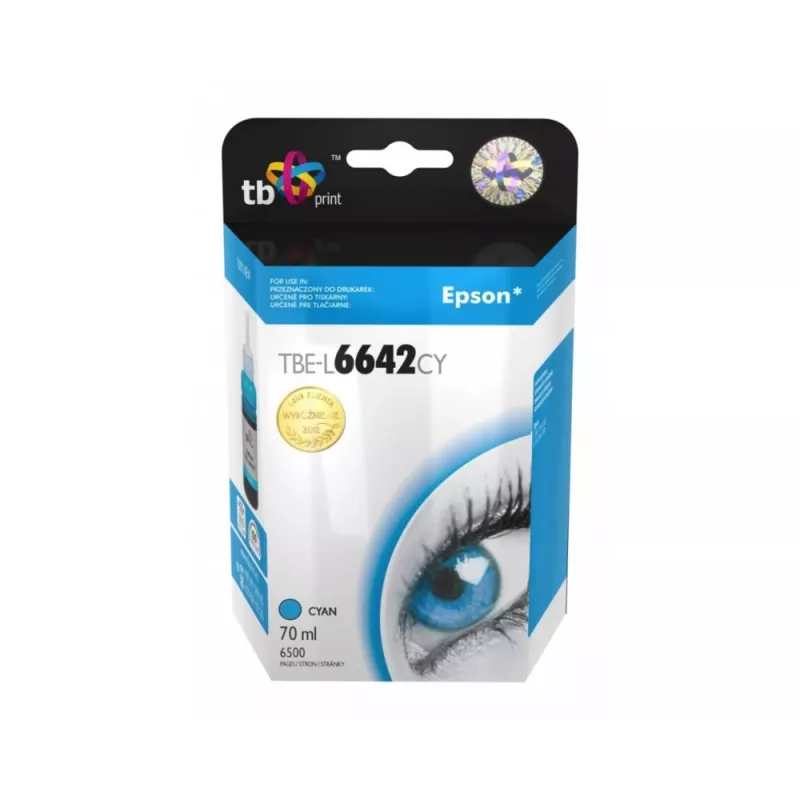Inchiostro per Epson L100/110/200/210/3xx/550 TBE-L6642CY CY