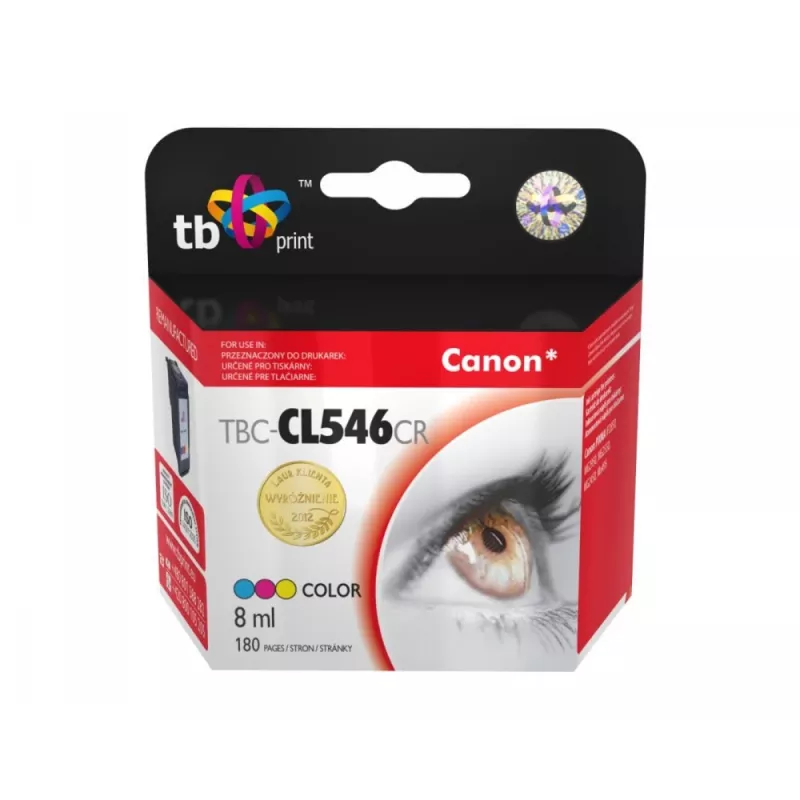 Inchiostro per Canon PIXMA iP2850/MG2950/2550/2450/MX495 TBC-CL546CR ref