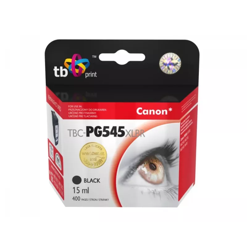 Inchiostro per Canon PIXMA iP2850/MG2950/2550/2450/MX495 TBC-PG545XLB Ref.