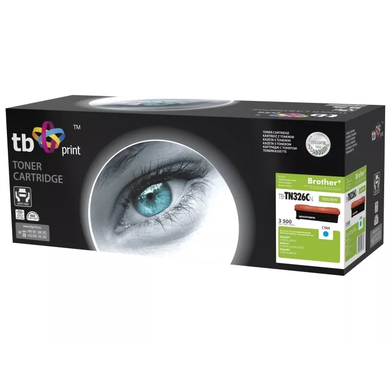 Toner per Brother TN326 C TB-TN326CN CY 100% nuovo