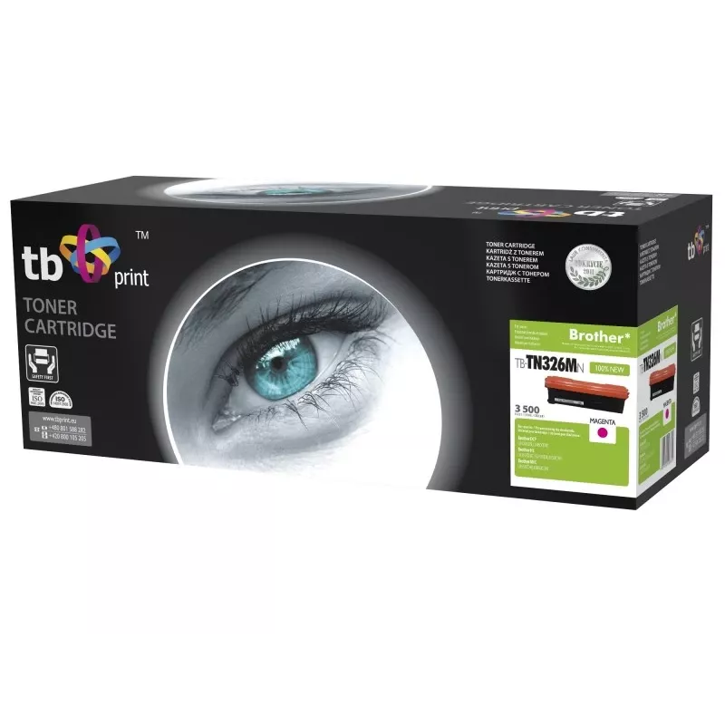 Toner per Brother TN326 M TB-TN326MN MA 100% nuovo