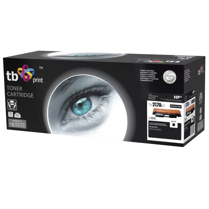 Toner TB compatibile con HP CF217A LJ 104, BK, rigenerato