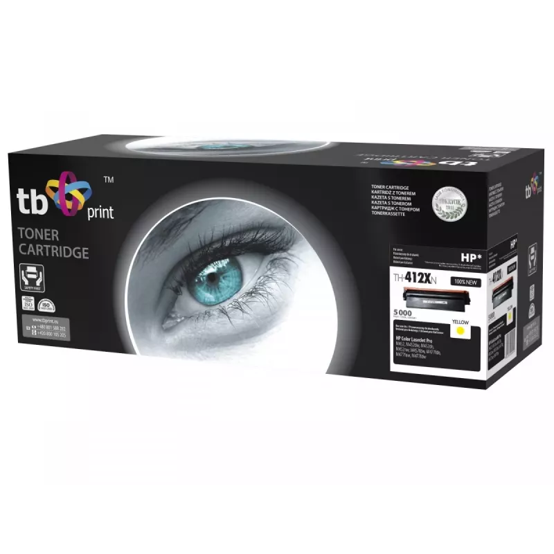 Toner TB compatibile con HP CLJ M452/477, giallo, nuovo.
