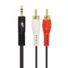 Cavo TB mini jack 3,5 mm - 2x RCA M/M 1,5m (AKTBXAJ2RCA150B)
