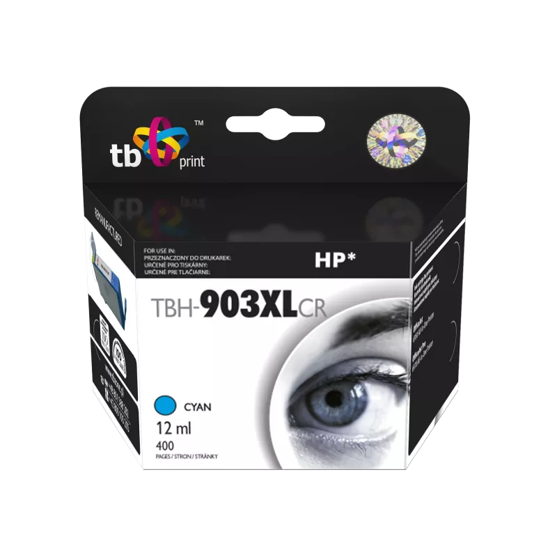 Inchiostro per HP OJ 6950 AiO TBH-903XLCR ciano rigenerato