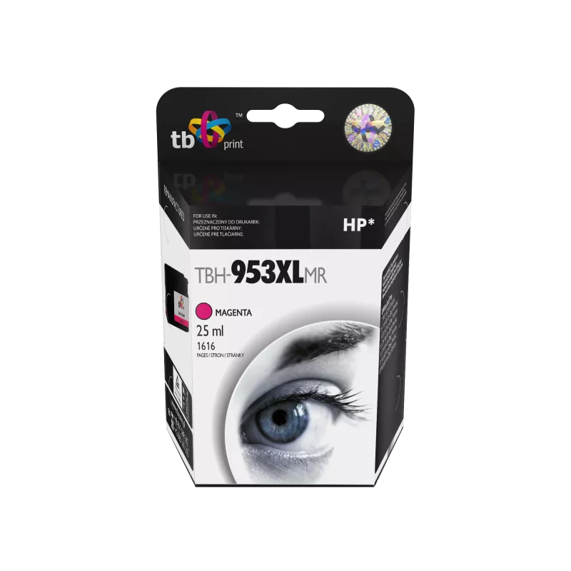 Inchiostro per HP OJ 8710 AiO TBH-953XLMR magenta rigenerato