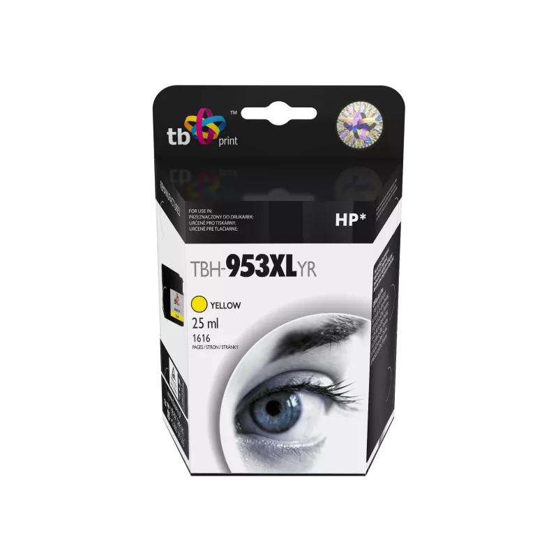 Inchiostro per HP OJ 8710 AiO TBH-953XLYR giallo rigenerato