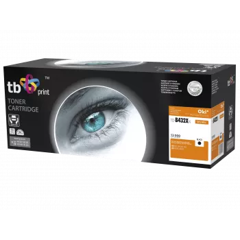 Toner per OKI B432 TO-B 432XN BK 100% nuovo