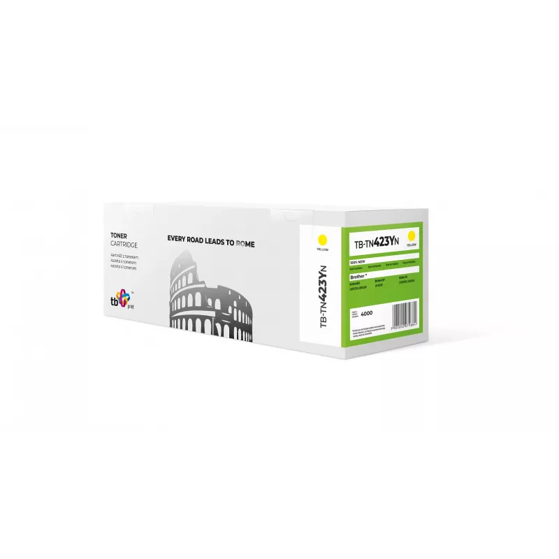 Toner per Brother TN423 Y TB-TN 423YN giallo 100% nuovo