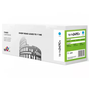 Toner TB compatibile con Brother TN247C, TB-TN247CN CY 100% nuovo