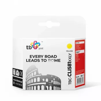Cartuccia d'inchiostro TB compatibile per Canon CLI-581XXL, TBC-CLI81XXLC Y 100% nuova