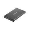 NATEC RHINO GO case USB 3.0 per HDD/SSD SATA 2,5'', nero alluminio