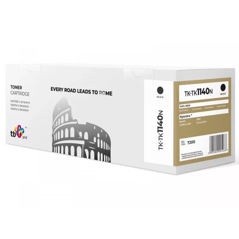 Toner per Kyocera TK-1140 nero TK-TK1140N 100% nuovo