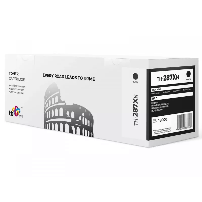 Toner TB compatibile con HP CF287X, nero, 18000, nuovo