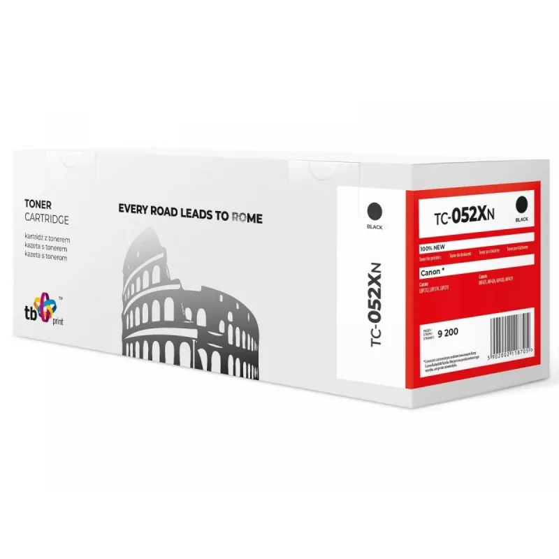 Toner per Canon LBP210 CRG-052H TC-052XN BK 100% nuovo