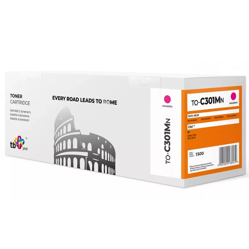 Toner TB compatibile con OKI C301 to-C301MN MA