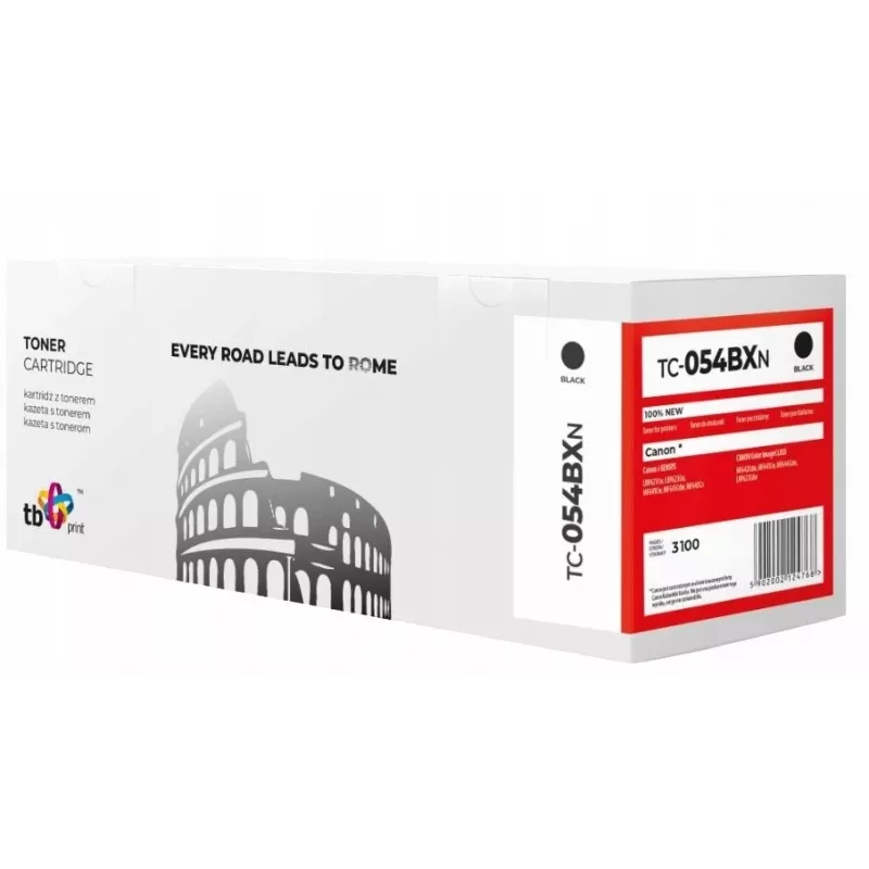 Toner per Canon LBP620C 054H TC-054BXN nero 100% nuovo