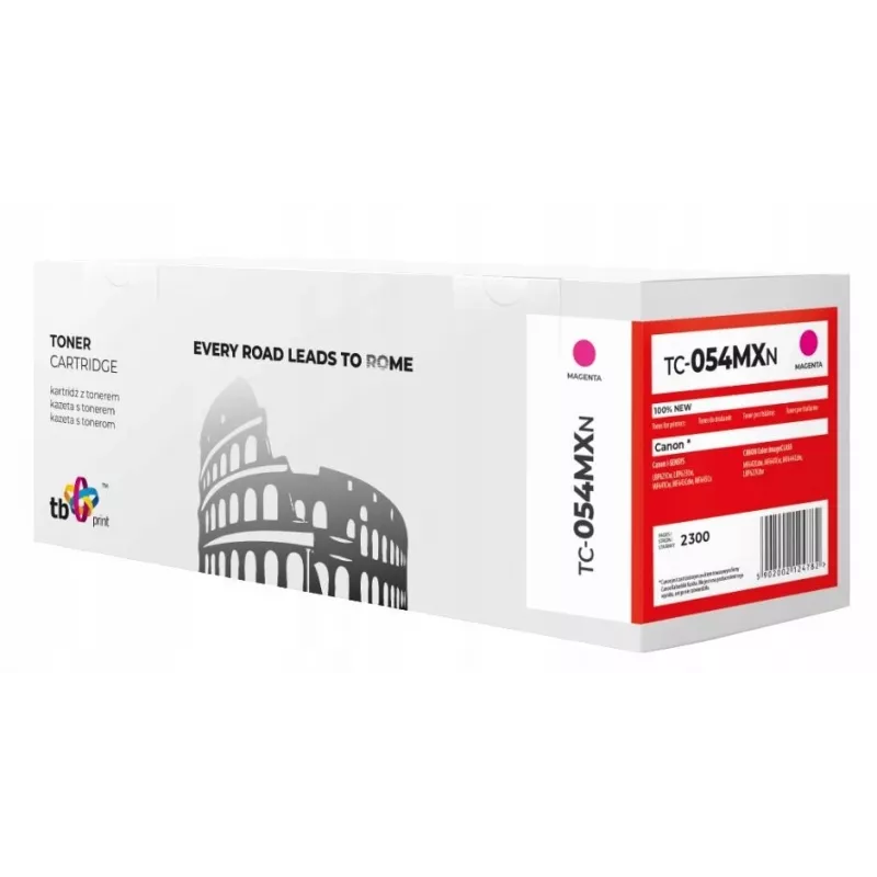 Toner per Canon LBP620C 054H TC-054MXN magenta 100%