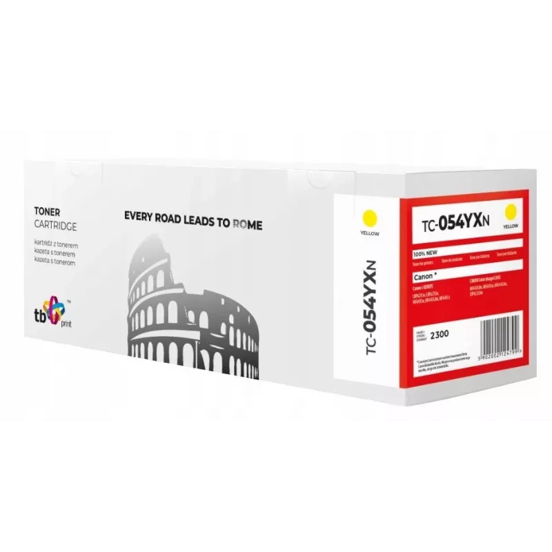 Toner per Canon LBP620C 054H TC-054YXN giallo 100% nuovo