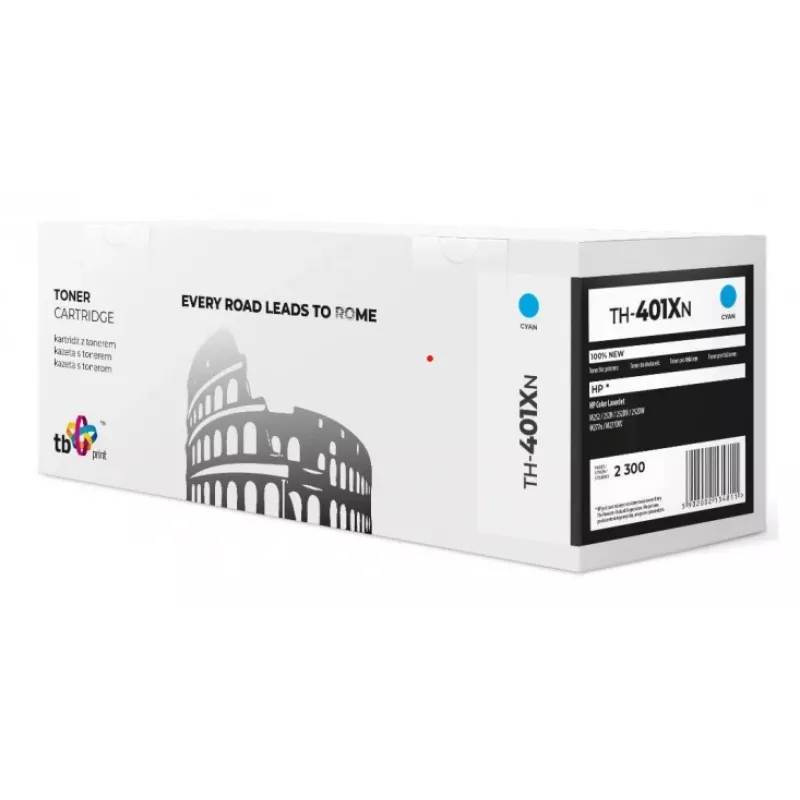 Cartuccia toner per HP CLJ M252/ 277 ciano TH-410XN 100% nuovo