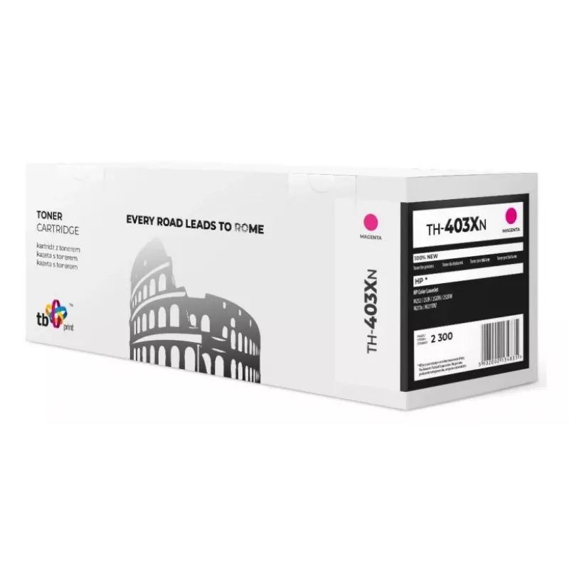Cartuccia toner per HP CLJ M252/ 277 TH-403XN 100% nuovo magenta
