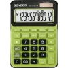 Calcolatrice da tavolo SENCOR SEC 372GN LCD 12 cifre, operazioni di base, alimentazione solare e a batteria