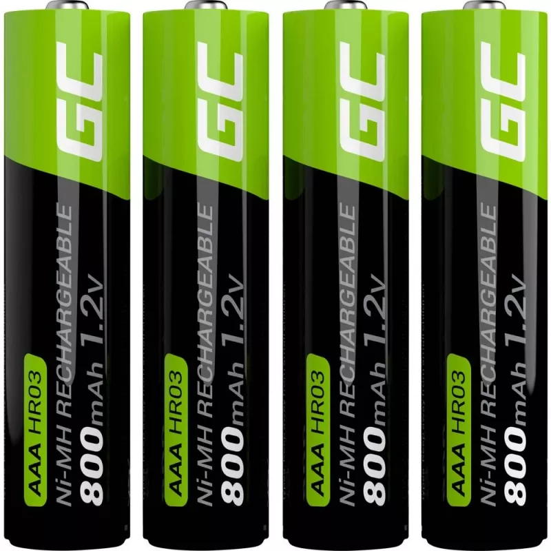 Batteria ricaricabile Green Cell GR04 AAA NiMH 1,2 V 800 mAh 4 pz.