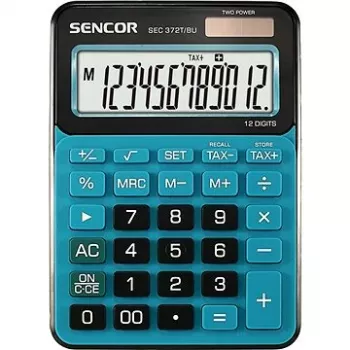Calcolatrice SEC 372BU da tavolo, LCD 12 cifre