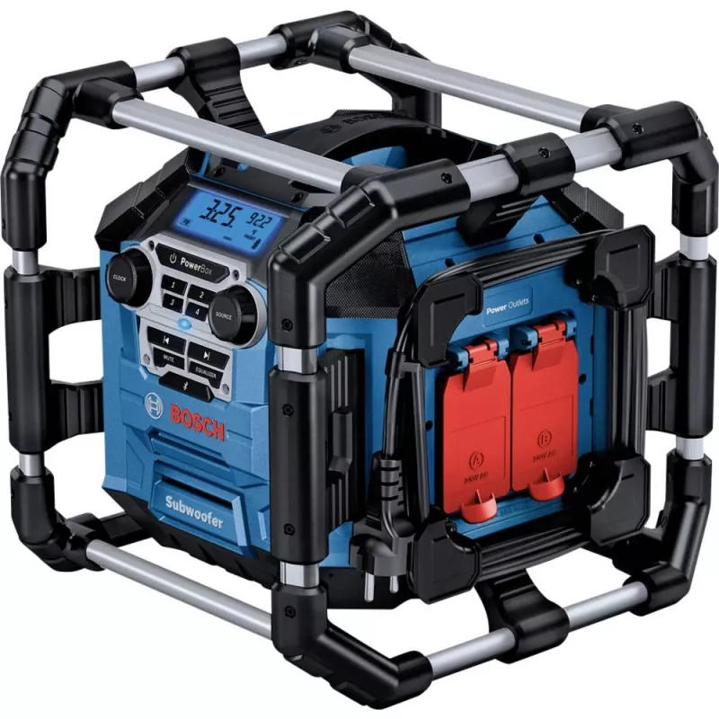 Radio digitale portatile Bosch GPB 18V-5 C Professional alluminio, nero, blu