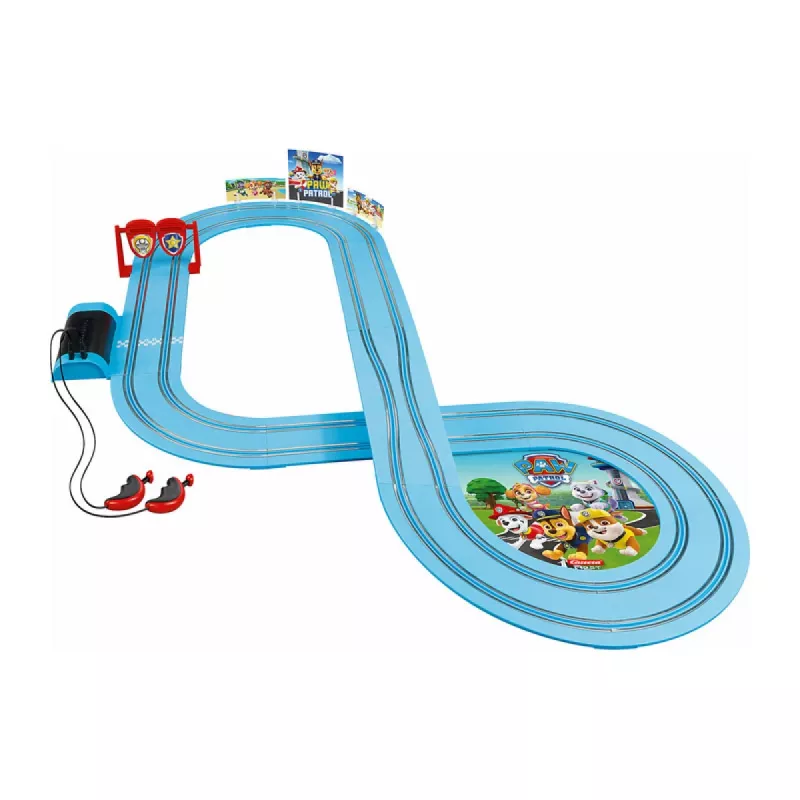 Auto da corsa e pista CARRERA 20063035 – PAW Patrol 'On the Double', multicolore, per bambini da 3 anni