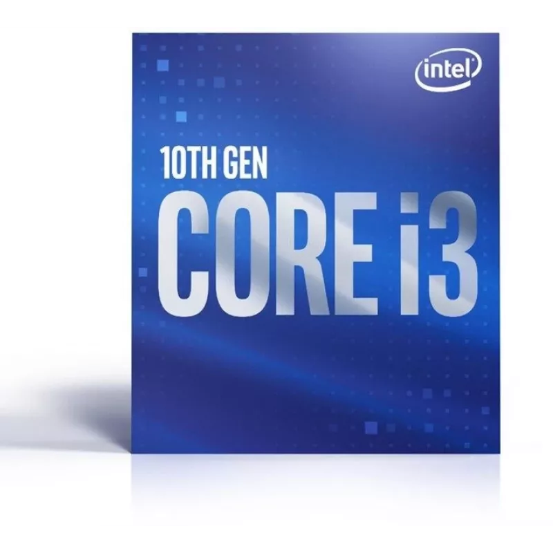 Processore Intel Core i3-10105F LGA1200 3,7GHz 4,4GHz Turbo 4 core 8 thread 6MB con dissipatore senza grafica integrata