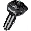 USAMS US-CC115 C21 Trasmettitore FM per auto con caricabatterie USB doppio, Bluetooth 5.0, 3,4 A, nero