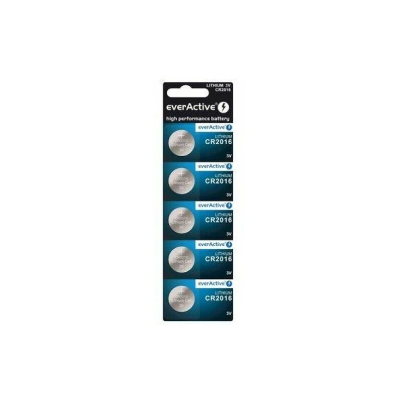 Batterie al litio Mini CR2016 Blister 5 pz. - Batterie - CR2016 (CR20165BL) - Everactive