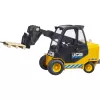 Carrello elevatore BRUDER JCB Teletruk giocattolo — ABS, età consigliata 3+, nero e giallo