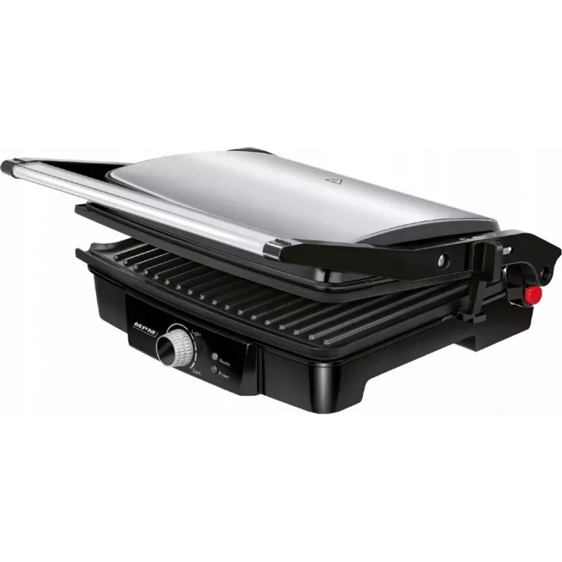 Griglia per contatto MPM MGR-09M - 2000 W, panini grill, piastra superiore regolabile