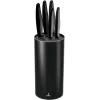 Set di coltelli da cucina Smile Sns-3 Tacoma 5 pezzi, acciaio inox, rivestimento antiaderente, rotondo, nero