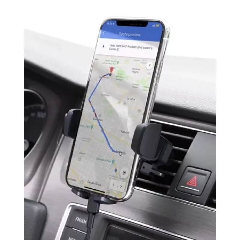 Supporto per smartphone da auto Aukey HD-C48 per bocchetta di aerazione, snodo a sfera 360°