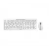 Tastiera CHERRY Stream Desktop Recharge mouse inclusi universale RF wireless QWERTZ tedesco grigio